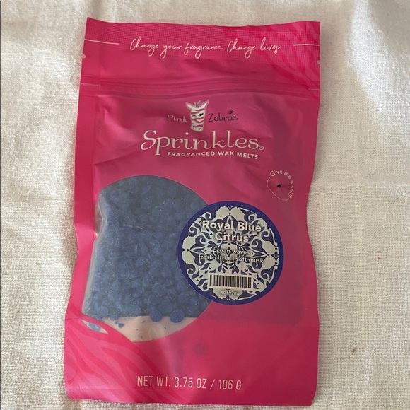 Pink Zebra Accessories - Pink Zebra Sprinkles royal blue citrus